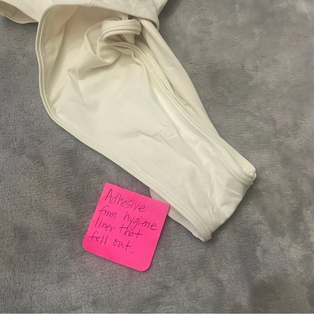 New! Frankie’s bikinis Fawn one piece swimsuit cream nwot 24666